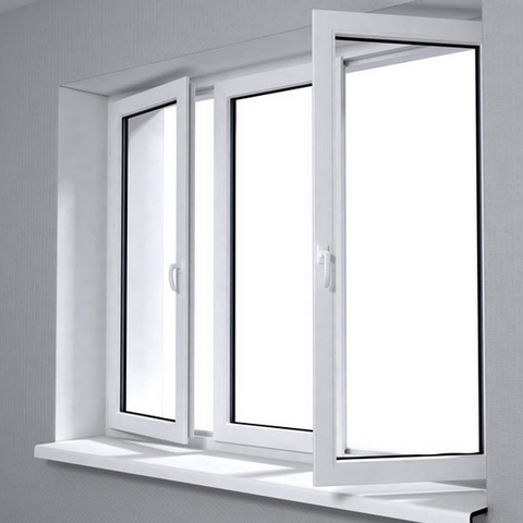 WDMA Contemporary Eco-friendly White Vinyl Casement Window Customized Designs