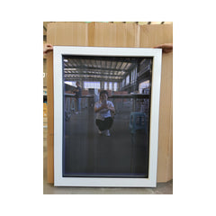 WDMA customized simple design aluminum wood finish aluminum window with good quality