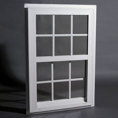 WDMA Hotian Popular Product Single Hung White Vinyl Upvc/Pvc Sliding Window