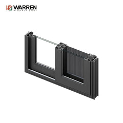 WDMA 3 Sliding Window Glass French Window Sliding Aluminium Sliding Windows With Grill