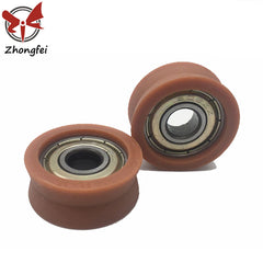 Hanging sliding door wheels track and wheels on China WDMA