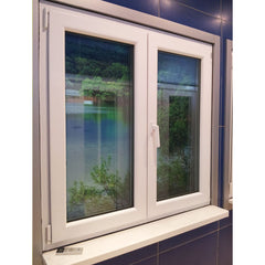 WDMA Vinyl Casement Window Customized UPVC Swing Glass Window