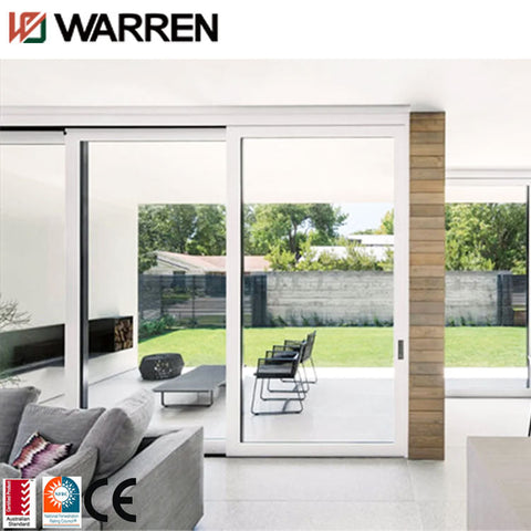 Sliding patio door 96 x 80 double glass horizontal sliding garage door