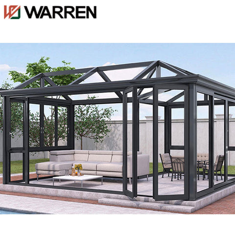 4 season outdoor aluminum wintergarden sunroom glass