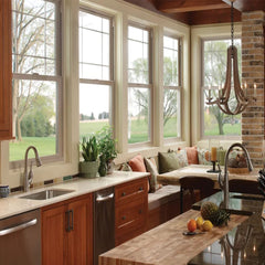 WDMA High Quality Double Hung Energy Vinyl Windows