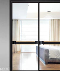 WDMA 72x76 sliding glass door aluminium alloy lift & slide door