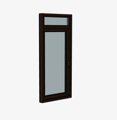 WDMA 36x80 Window Aluminum Exterior Storm Windows Aluminum Casement Windows Glass