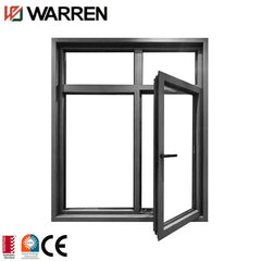 Aluminum swing tempered glass casement aluminum window