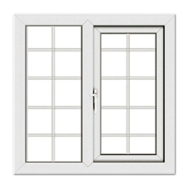 WDMA Modern Cheap Double Glass Sliding Pvc Window And Door Plastic Upvc Window