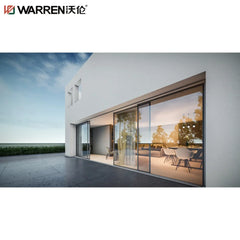 WDMA 37x77 Sliding Screen Door Tinted Sliding Glass Doors Real Sliding Doors Aluminum Patio