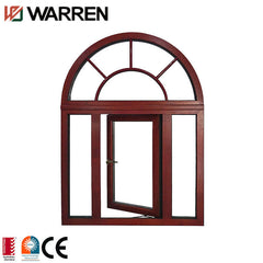 As2047 arc design hinged aluminum casement window