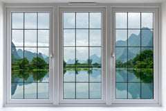 WDMA Small Double Glazed Tilt And Turn Upvc Windows