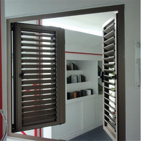 Aluminium Frame Fixed Mustang Rear Aluminum Frames Bathroom Glass Metal Window Louver Shutters