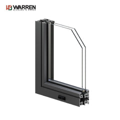 32x48 window China modern narrow frame tilt and turn casement aluminium windows double glazed