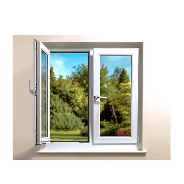 China WDMA Aluminum 4 Panels Casement Windows Aluminium Frame Casement Window With Tinted Glass