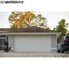 Warren Garage Doors 16'x8' Double Car Garage Door Small Garage Door For Homes Glass Aluminum