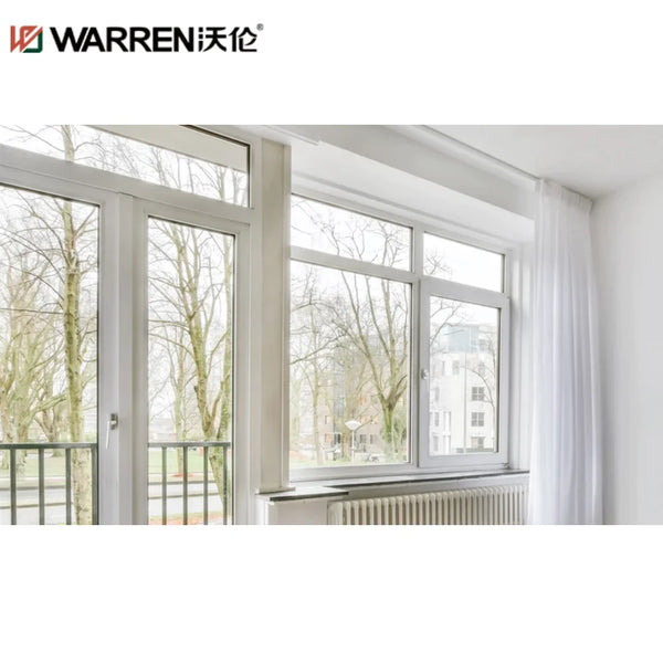 WDMA Fix Double Pane Window Tilt And Turn Windows Opening Outwards Aluminum For Window Frames