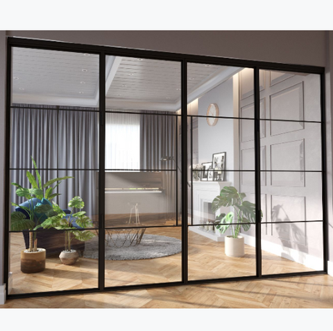 WDMA Customizable french casement windows and steel glass doors windows