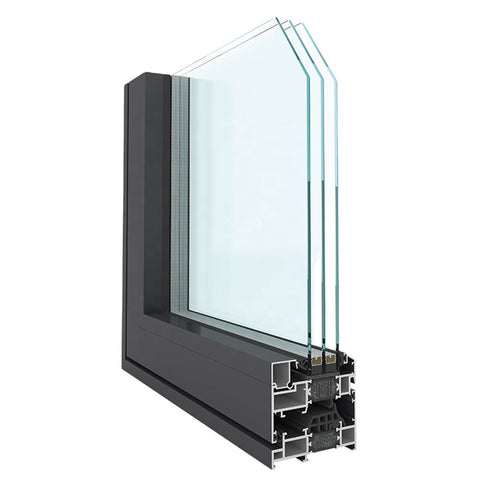 WDMA Minimal narrow frame design anti-deformation heat insulation aluminium windows