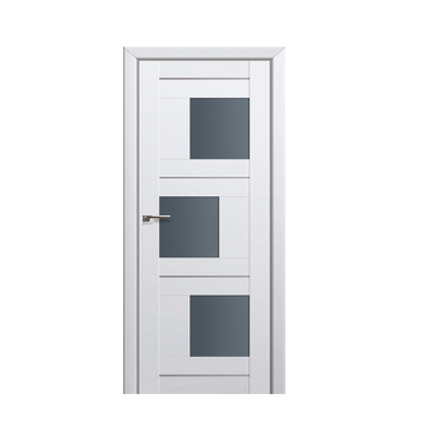 Beautiful Picture Aluminum Frame Glass Casement Door Interior Frosted Glass Bathroom Entry Door