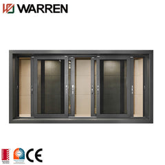 Hurricane impact aluminium frame 3 tracks sliding window