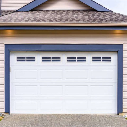 China WDMA automatic aluminum frame glass panel frameless garage door