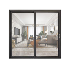 WDMA aluminum 96x80 sliding glass door