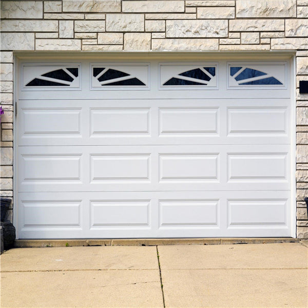 China WDMA Modern Rolling design glass panel glass panel garage door