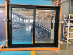 WDMA waterproof white sliding aluminium doors