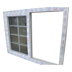 WDMA customized living room PVC plastic  sliding window