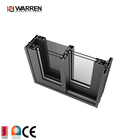 Magnetic sliding door aluminum window slide door system exterior