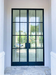 WDMA Entry door hot sale steel door with glass