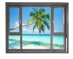 Latest design aluminum alloy french door and window minimal slim frame tilt and turn window