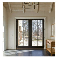 Swing Opening Style Decorative Glass French Door Soundproof Aluminium Windows And Doors