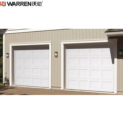 Warren 18x17 Black Garage Door With Side Windows Small Glass Garage Door Automatic Garage Door