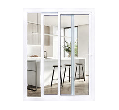 WDMA modern plastic patio HD safe  PVC sliding  door