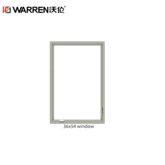 48x84 Window Aluminium Open Window Energy Efficient Double Glazing Window