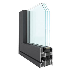 WDMA 96 x 96 sliding patio door thermal broken aluminium swing window