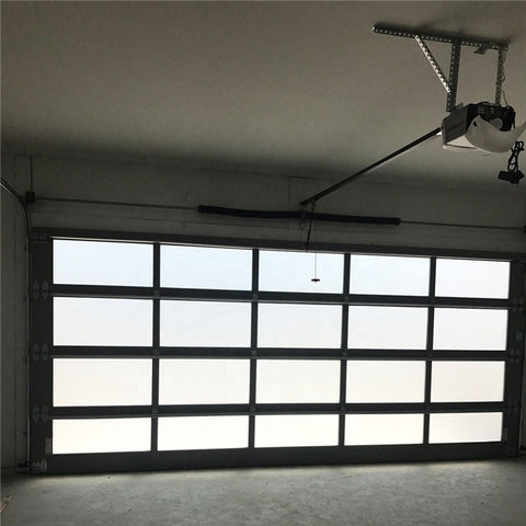 China WDMA Aluminum Garage Doors, Wooden Color Aluminum Section Panel Garage Door