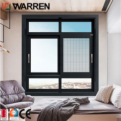 small aluminium 2 track double sliding windows