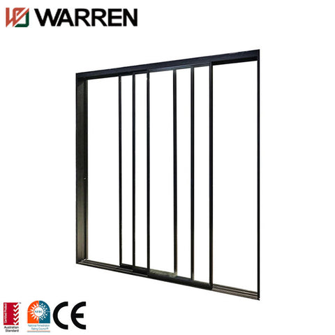 Cast aluminum security front entry sliding doors for house glass sliding door