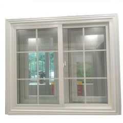 Heat Insulation PVC Framed Sliding Glass Door on China WDMA