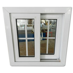 Heat /water /sound /wind proof upvc window doors plastic pvc tempered glass window for toilet on China WDMA