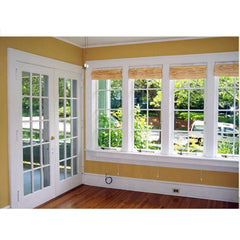 Heat /water /sound /wind proof upvc window doors plastic pvc tempered glass window for toilet on China WDMA