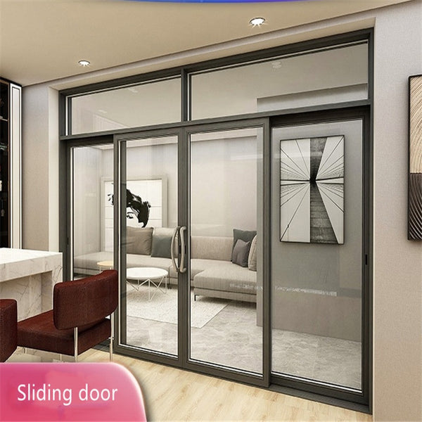 Aluminum Cupboard Sliding Doors Heavy Thermal Break Bathroom Door Aluminum Sliding With Aluminum Sliding Door Price