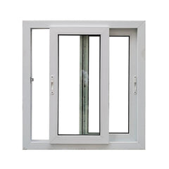 WDMA Top 10 Customized House Used PVC Horizontally Sliding Window With Double Tempered Hurricane Resistance Glass