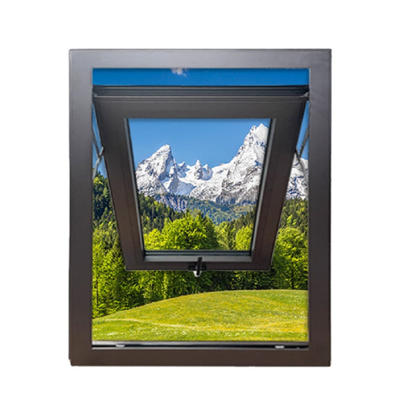 WDMA 96x 96 aluminum awning window for house awning window sample