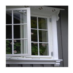 Aluminum Casement Window with Mosquito Net Double Glazed Tempered Glass Window Designs for Homes