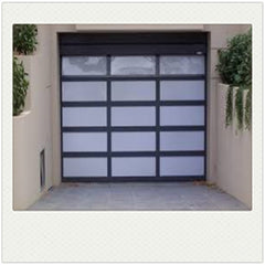 China WDMA Tempered Aluminum Plexiglass/Glass Garage Door Prices