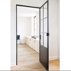 WDMA  Swiss carbon steel and thermal break galvanized steel interior steel door